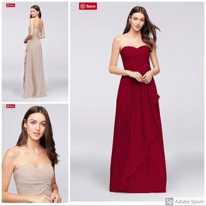 David’s Bridal Apple Dress
